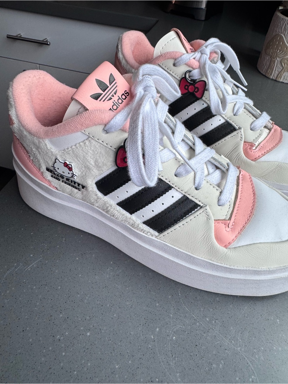 Adidas Low Platform Hello Kitty Sneaker - Picture 7 of 13